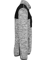 Pánská pracovní pletená fleecová bunda 20. light grey melange/black model 22448888 - WK Pánská pracovní pletená fleecová bunda 20. light grey melange/black model 22448888 - WK
