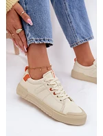 Dámské tenisky Big Star model 22100139 Memory Foam System Béžové - Big Star Shoes Dámské tenisky Big Star model 22100139 Memory Foam System Béžové - Big Star Shoes