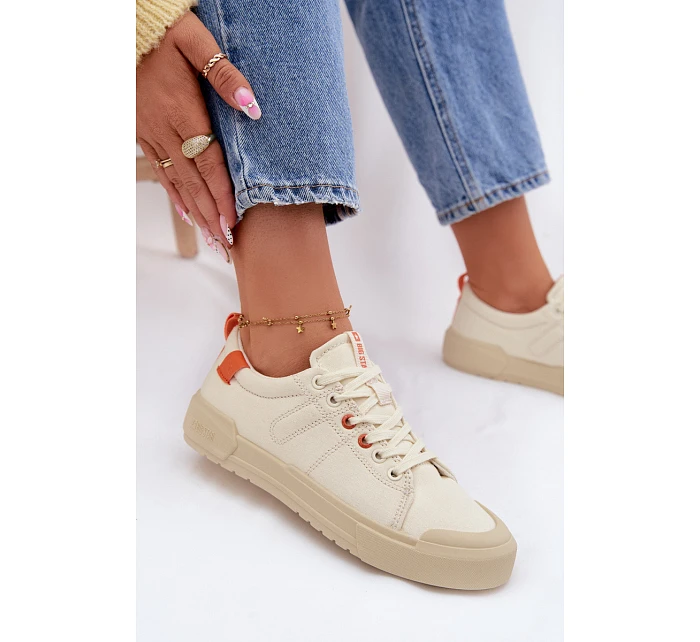 Dámské tenisky Big Star model 22100139 Memory Foam System Béžové - Big Star Shoes Dámské tenisky Big Star model 22100139 Memory Foam System Béžové - Big Star Shoes