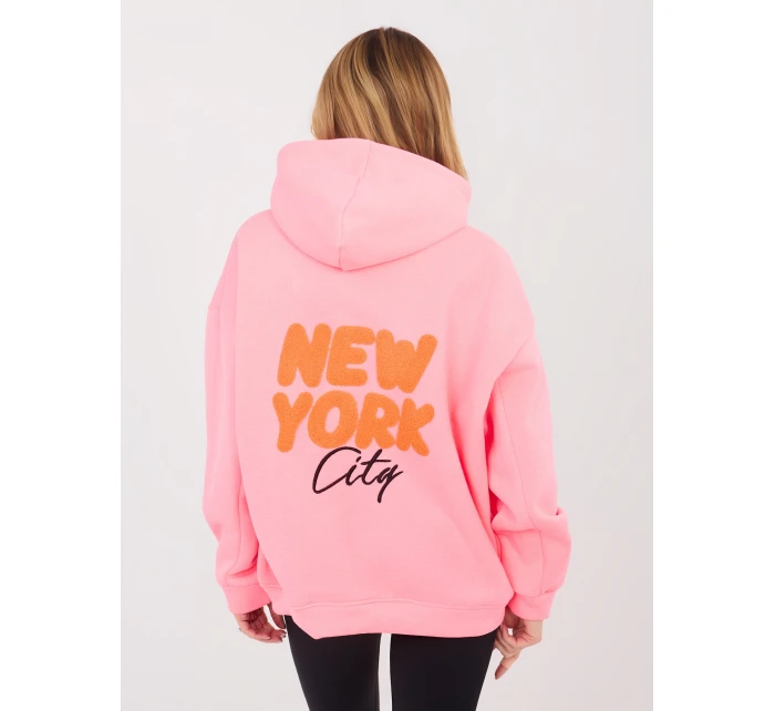 Mikina MJ BL H2587.82 fluo růžová