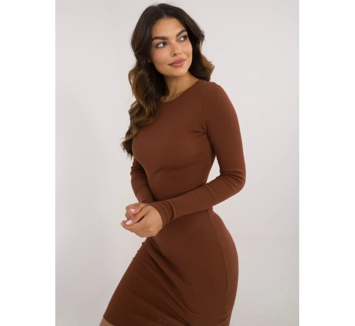 Šaty RV SK 5131.18P tmavě hnědé