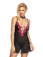 Dámská košilka model 17583261 chemise + tanga ZDARMA! - Irall Dámská košilka model 17583261 chemise + tanga ZDARMA! - Irall