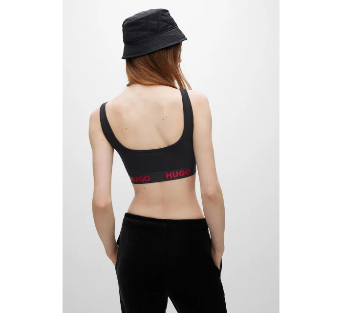 BOSS Dámská sportovní podprsenka Sporty Logo 50469631-001 - HUGO