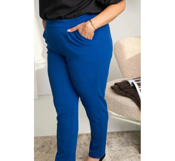 Dámské kalhoty  modrá  model 18201517 - Karko