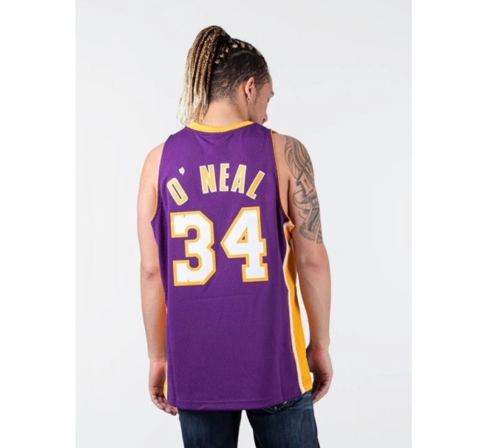 Mitchell & Ness Los Angeles Lakers NBA Swingman Jersey Lakers 99-00 Shaquille O`Neal SMJYGS18447-LALPURP99SON pánské oblečení Mitchell & Ness Los Angeles Lakers NBA Swingman Jersey Lakers 99-00 Shaquille O`Neal SMJYGS18447-LALPURP99SON pánské oblečení