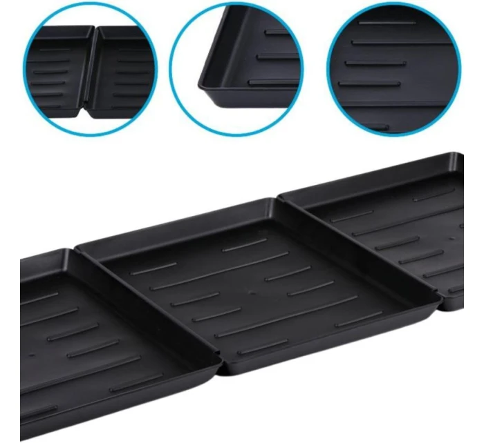 ODKAPÁVAČ NA BOTY DRŽÁK NA KVĚTINY MISKA PRO DOMÁCÍ MAZLÍČKY ČERNÁ 3 KS ODKAPÁVAČ NA BOTY DRŽÁK NA KVĚTINY MISKA PRO DOMÁCÍ MAZLÍČKY ČERNÁ 3 KS