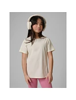 Dívčí hladké tričko 4F 4FJRSS26TTSHF3554-12S dětské