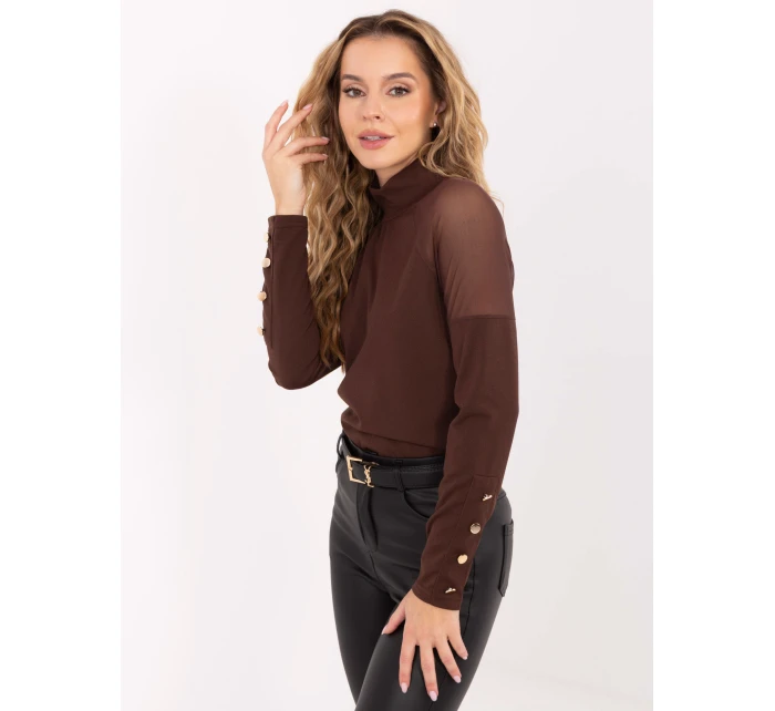 Bluzka MI BZ model 21757386 brązowy - FPrice