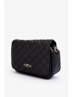 NOBO Prošívaná taška Messenger Černá NOBO Prošívaná taška Messenger Černá