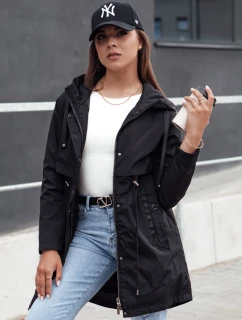 Dámská přechodná bunda parka GLAMJACKET černá FashionStreet TY4384