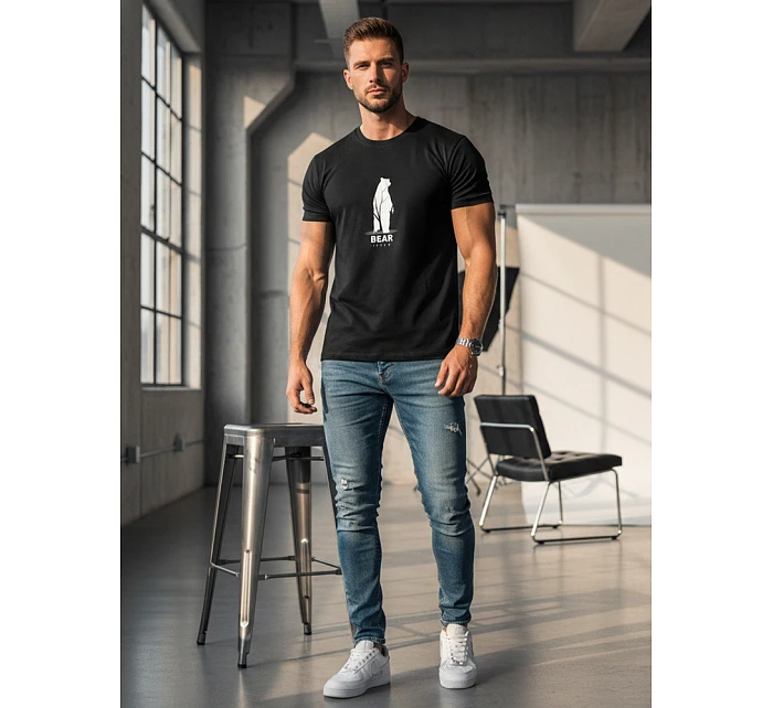 Pánské tričko s nápisem BEAR NX062R