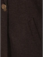 Płaszcz damski klasyczny czekoladowy model 22404917 - FashionStreet Płaszcz damski klasyczny czekoladowy model 22404917 - FashionStreet