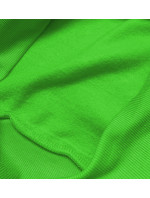 Zelená dámská tepláková mikina se stahovacími lemy (W01-27)