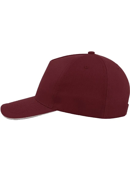 Start Five Sandwich 5 panelová kšiltovka Five burgundy model 22479554 - Atlantis Headwear Start Five Sandwich 5 panelová kšiltovka Five burgundy model 22479554 - Atlantis Headwear