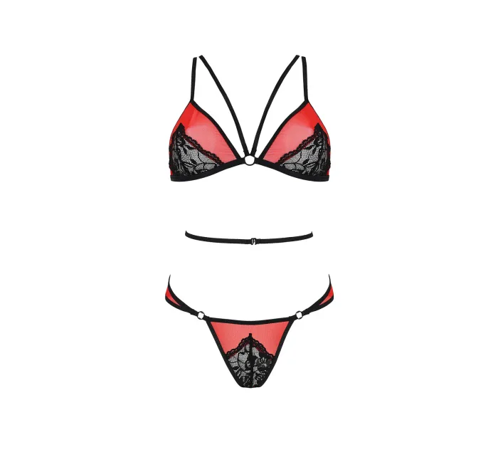 Passion Peonia set barva:červená