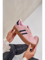 Dámské Tenisky Na Platformě Růžové model 21680443 - Boto