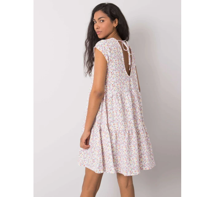 Šaty D50051Z30268 bílá růžová