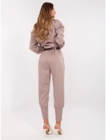 Spodnie DHJ SP model 20857348 ciemny bezowy - FPrice Spodnie DHJ SP model 20857348 ciemny bezowy - FPrice