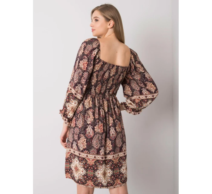 TW SK BI H3748 šaty.22X tmavě hnědá