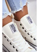 Dámské vysoké tenisky Big Star - bílé Dámské vysoké tenisky Big Star - bílé