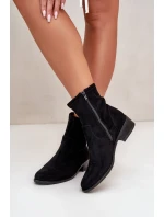 Boty na podpatku model 199422 Step in style Boty na podpatku model 199422 Step in style