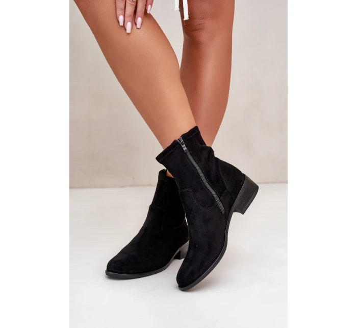 Boty na podpatku model 199422 Step in style Boty na podpatku model 199422 Step in style