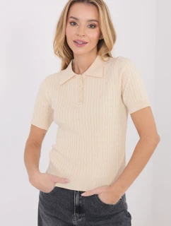 Svetr s krátkým rukávem  model 222827 Factory Price