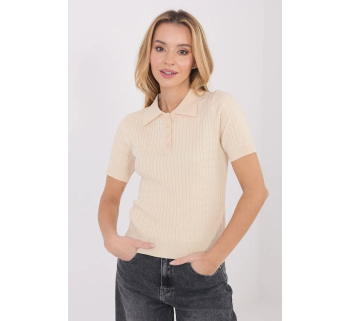 Svetr s krátkým rukávem  model 222827 Factory Price
