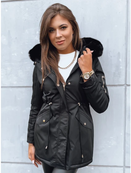 Dámská zimní bunda parka GODDESS černá FashionStreet TY3867