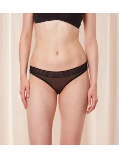 Tempting Sheer Highleg Tai - BLACK - TRIUMPH BLACK - TRIUMPH