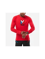 Pánské tričko MILLET Trilogy Wool Ts Ls M, červené Pánské tričko MILLET Trilogy Wool Ts Ls M, červené
