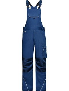 Daiber JN 879 (62) Pracovní kalhoty s laclem - Solid 02.879X dark royal