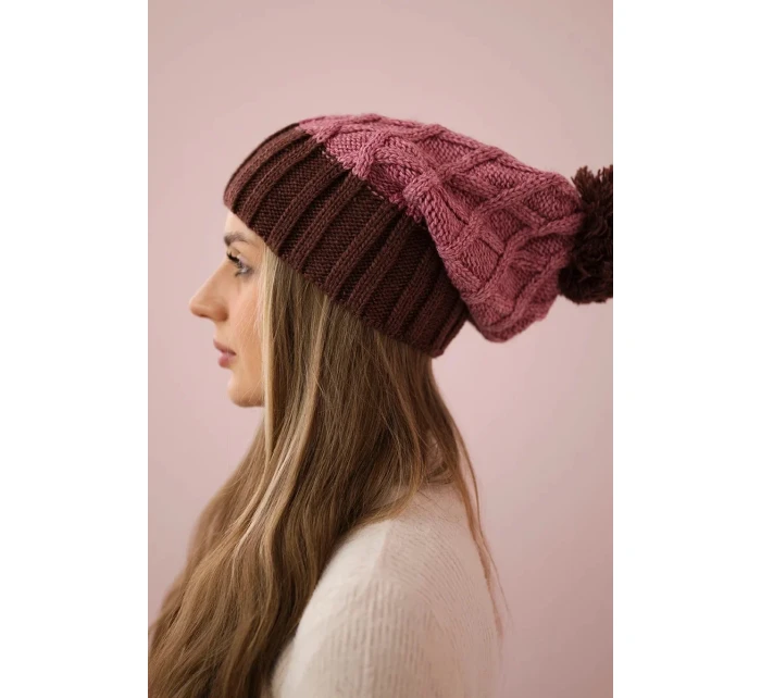 Milano fleecová čepice K203 tmavě model 18749967 - K-Fashion Milano fleecová čepice K203 tmavě model 18749967 - K-Fashion