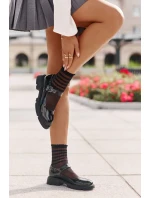 Lakované Polobotky Dámské S Páskem Černé Vinceza Lakované Polobotky Dámské S Páskem Černé Vinceza