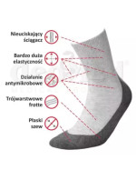 Pánské ponožky LOT bílá -  MEDIC DEO SILVER