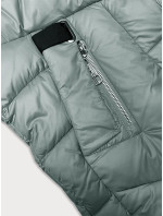 Dámská zimní péřová bunda v mátové barvě model 19345518 - Glakate