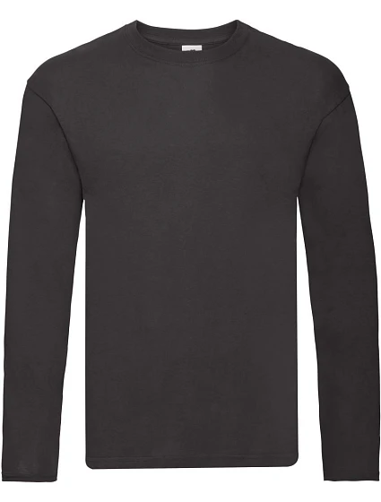 Fruit of the Loom Original LSL T Pánské tričko s dlouhým rukávem 16.1428 black