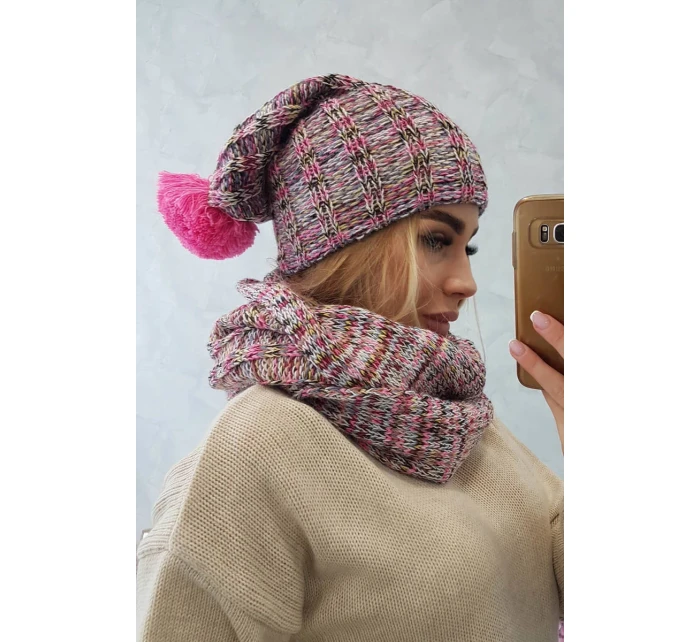 Dámská fleecová souprava 4 Seasons K263 růžová