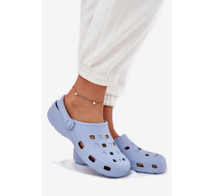 Dámské Pěnové Pantofle Modré model 21698074 - Boto Dámské Pěnové Pantofle Modré model 21698074 - Boto