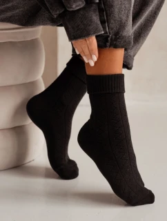 Dámské ponožky Frotte Zigzag Černé