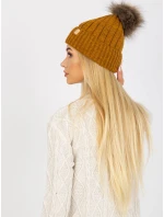 Dámská čepice JK CZ 8.71 tmavě žlutá