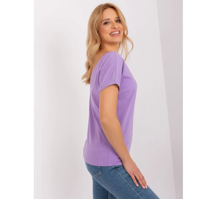 T shirt RV TS model 19394565 jasny fioletowy - FPrice