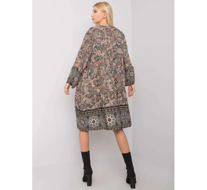 TW SK BI model 20595532 khaki šaty - FPrice TW SK BI model 20595532 khaki šaty - FPrice