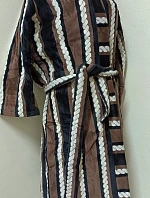 AKCE - Pánský froté župan 1201 Dallas hnědý - Vestis