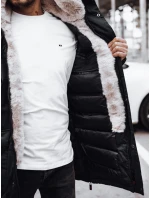 Pánská zimní bunda černá Dstreet TX4594 Pánská zimní bunda černá Dstreet TX4594