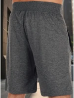 Pánské tmavě šedé teplákové šortky Dstreet SX2484 Pánské tmavě šedé teplákové šortky Dstreet SX2484