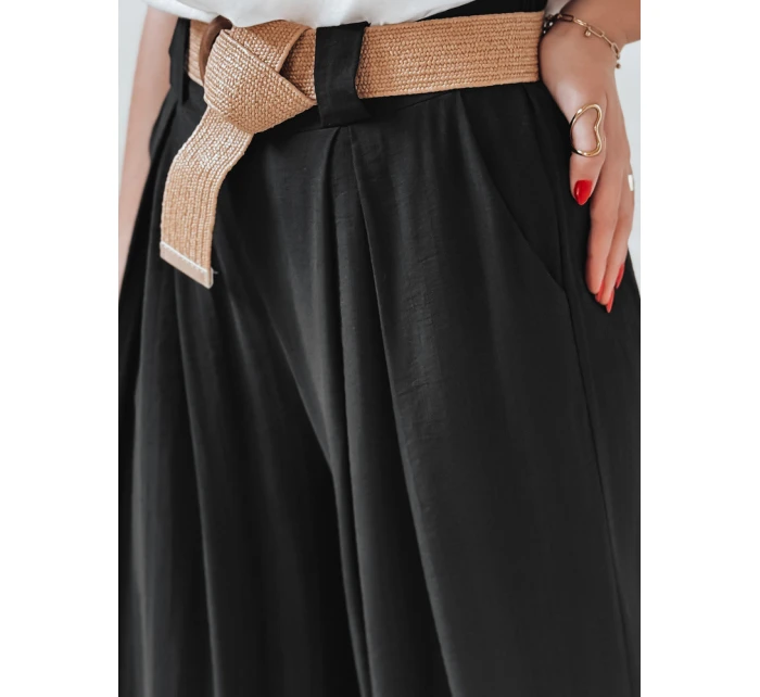 Dámské kalhoty MIRELOU black FashionStreet UY2715