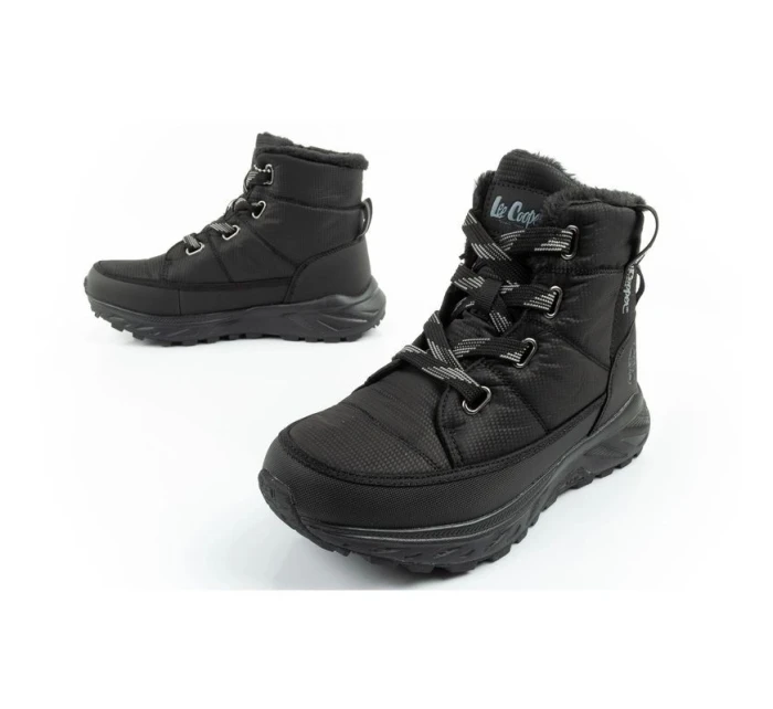 dámská zimní sportovní obuv model 21406197 zateplená černá dámské - Lee Cooper dámská zimní sportovní obuv model 21406197 zateplená černá dámské - Lee Cooper