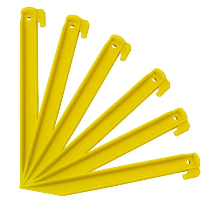 STANOVÉ KOLÍKY 22CM KPL 6KS ENERO CAMP PLASTOVÉ