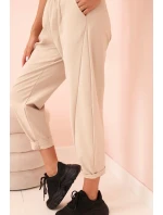 Kalhoty s kapsami Summer Punto béžové